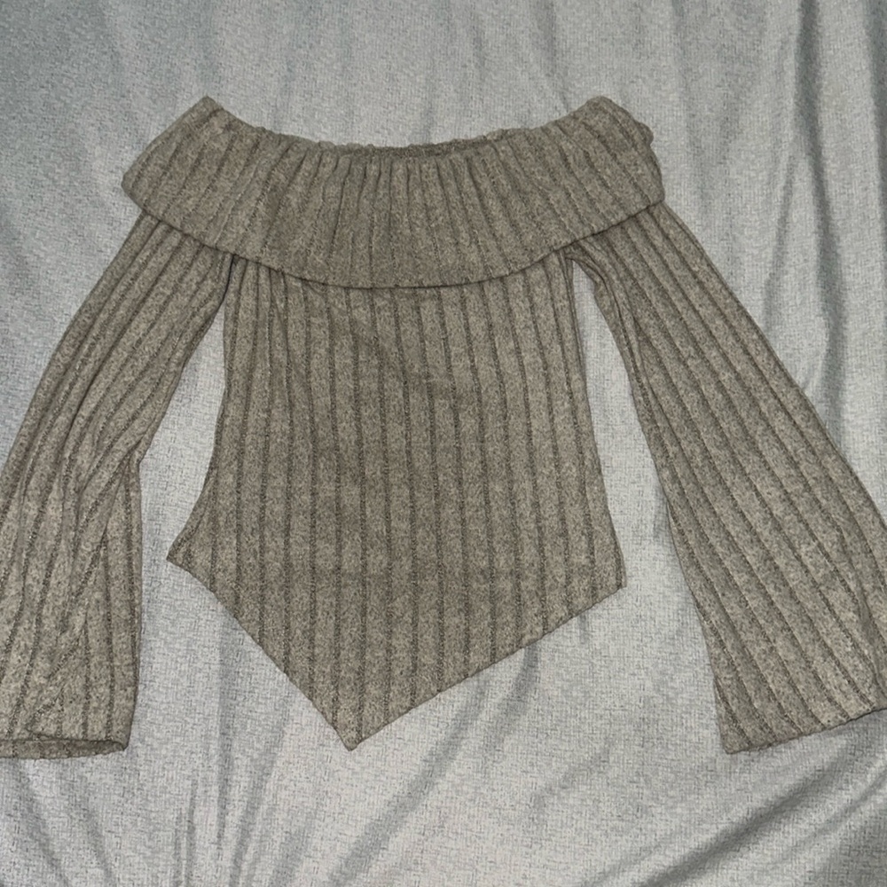 Shein off-the-shoulder long sleeve